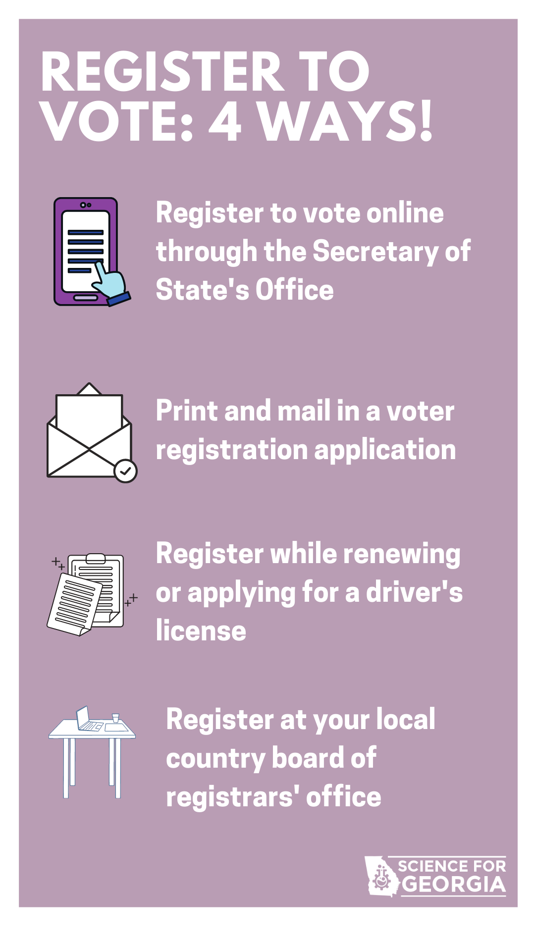 Voting Resources – Science For Georgia