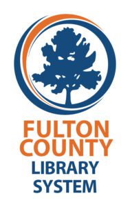 fulton county library system logo-v