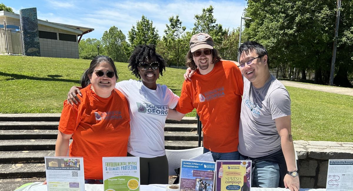 Science for Georgia - talking to community members about speaking up for science